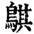 鶀(印刷字体 ·清 ·康熙字典 )