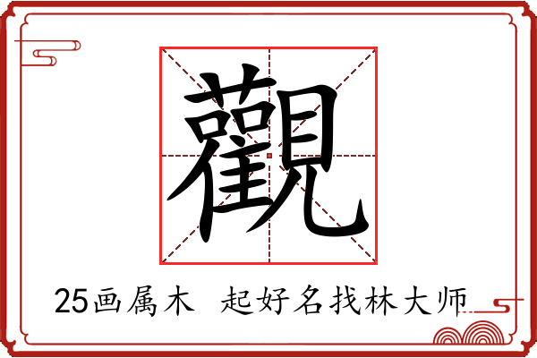 觀字起名